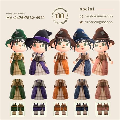 Creating Witch Hat Designs and Patterns in Animal Crossing: New Horizons